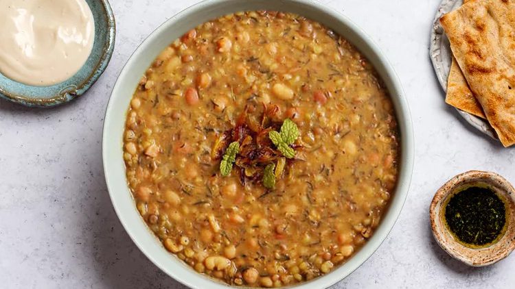 طرز تهیه آش دندونی خوشمزه بصورت مجلسی همراه با نکات